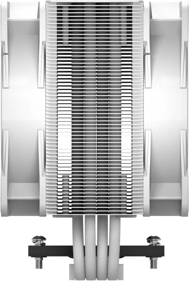 Alt view image 8 of 10 - Freezer 36 A-RGB (White) – White CPU Cooler for Intel Socket LGA1700 and AMD Socket AM4, AM5, Direct touch technology, duo 12cm Pressure Optimized Fan with A-RGB lighting in push pull configuration