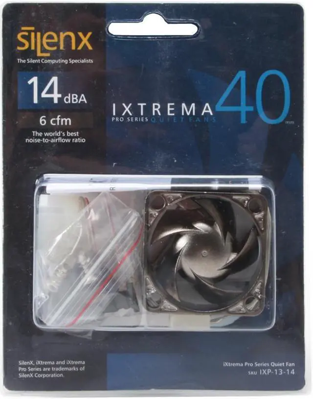 Alt view image 4 of 4 - SilenX IXP-13-14 40mm Case Fan