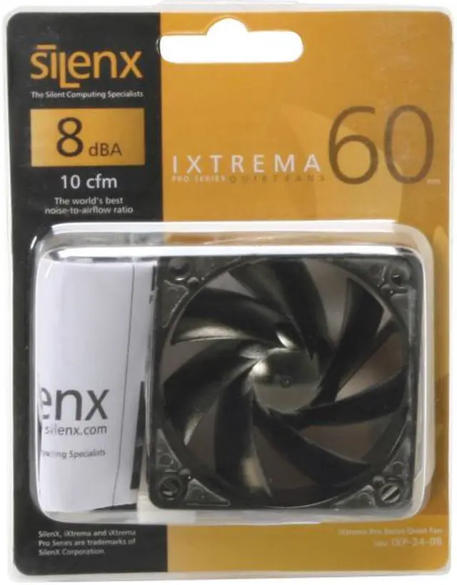 Alt view image 4 of 4 - SilenX IXP-34-08 60mm Case Fan
