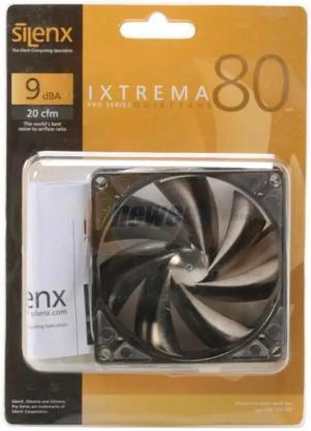 Alt view image 4 of 4 - SilenX IXP-54-09 80mm Case Fan