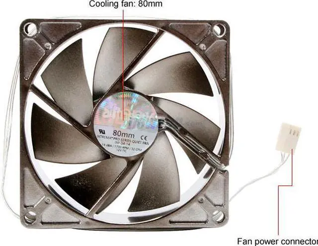 Alt view image 2 of 4 - SilenX IXP-54-14 80mm Case Fan