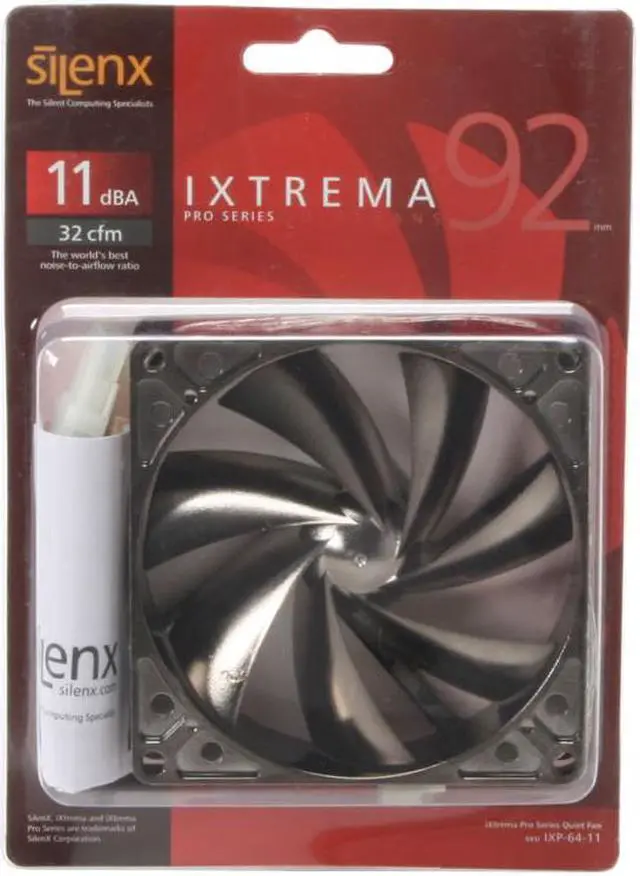Alt view image 4 of 4 - SilenX IXP-64-11 92mm Case Fan