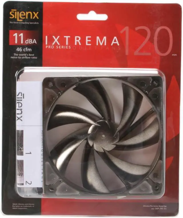 Alt view image 4 of 4 - SilenX IXP-74-11 Case Fan