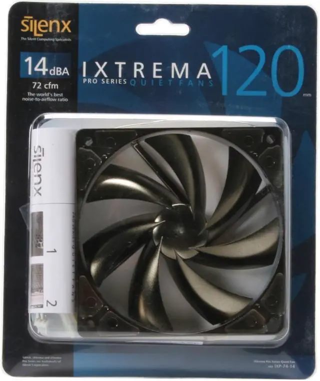 Alt view image 3 of 3 - SilenX IXP-74-14 Case Fan