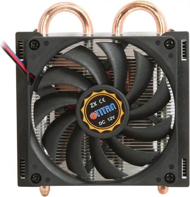 Alt view image 5 of 7 - Titan TTC-NK54TZ 80mm Z-axis Bearing fan CPU Cooler