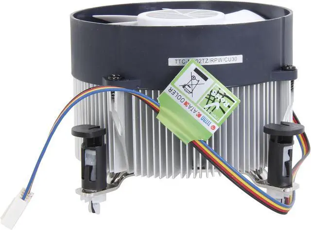 Alt view image 4 of 6 - Titan TTC-NA02TZ/RPW/CU30 95mm Z-AXIS Copper Cooler for socket 1150,1155 & 1156