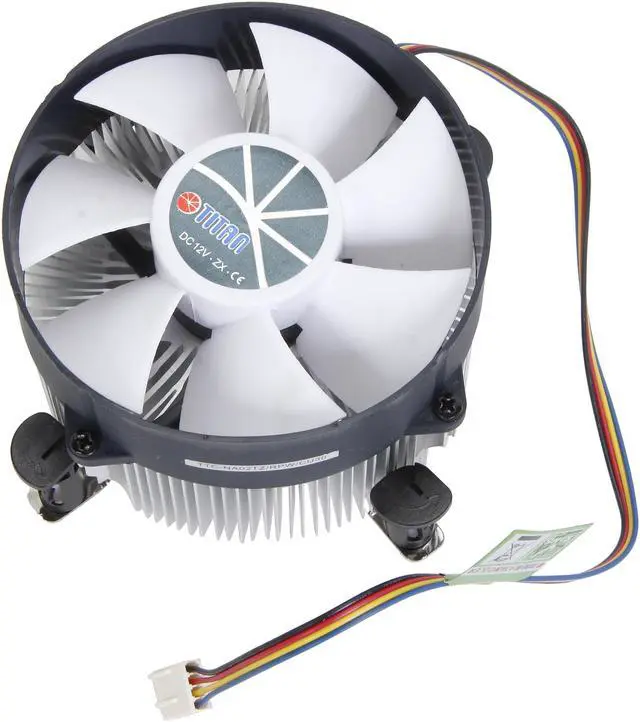 Alt view image 5 of 6 - Titan TTC-NA02TZ/RPW/CU30 95mm Z-AXIS Copper Cooler for socket 1150,1155 & 1156