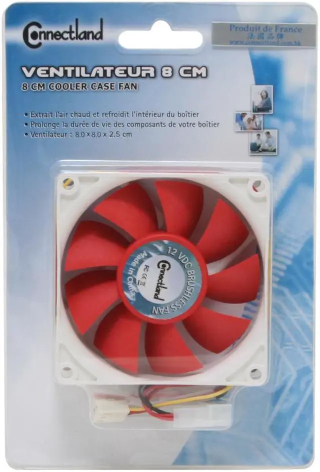 Alt view image 2 of 2 - SYBA CL-VEN-B8X8 80mm Case Fan