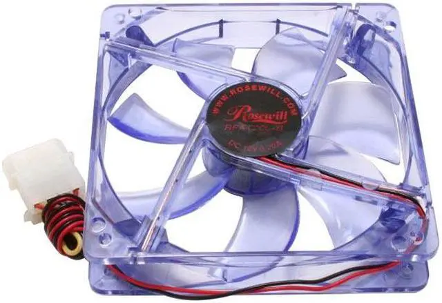 Alt view image 2 of 7 - Rosewill RFA120L-B Blue LED Case Fan
