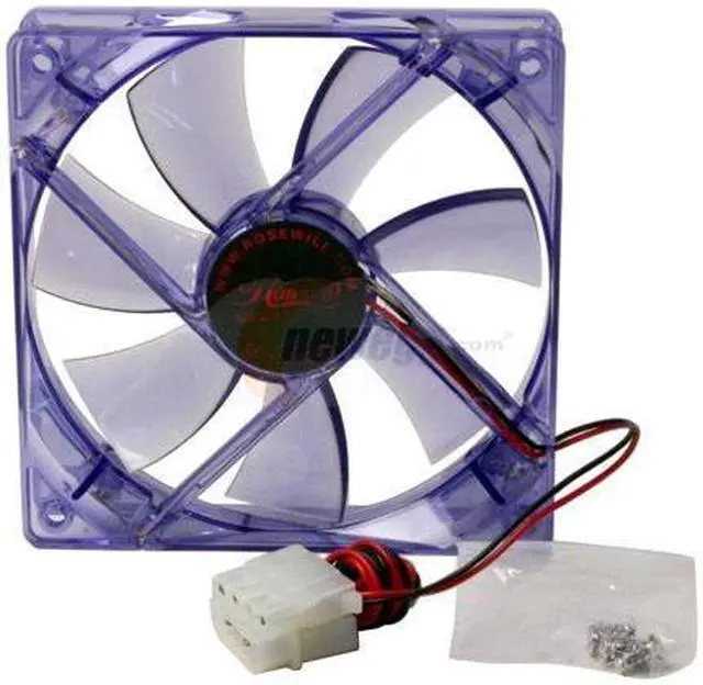 Alt view image 4 of 7 - Rosewill RFA120L-B Blue LED Case Fan