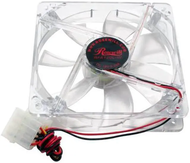 Alt view image 2 of 7 - Rosewill RFA120L-W 4 White LEDs LED Case Cooling Fan