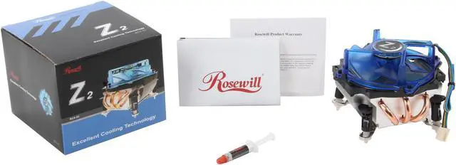 Alt view image 6 of 6 - Rosewill RCX-Z2 7 blades 80mm reverse ball bearing fan CPU Cooler