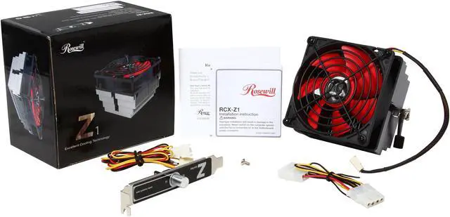 Alt view image 11 of 11 - Rosewill RCX-Z1 Long Life Ball Bearing CPU Cooler with 92mm Silent Fan, Aluminum Heat Sink, Supports AMD Socket : AM3+ / AM3 / AM2+ / AM2 / 940 / 939 / 754