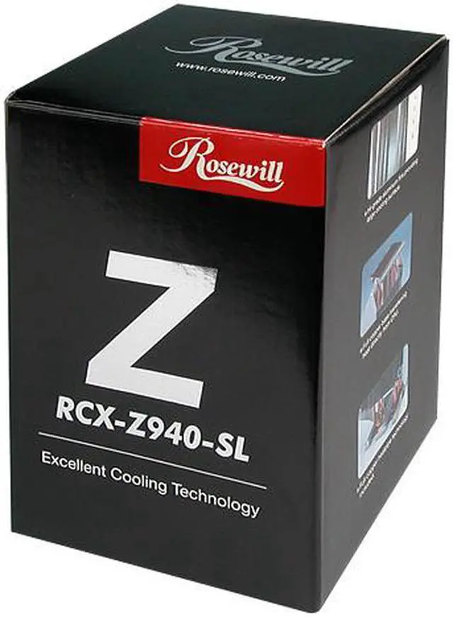 Alt view image 9 of 9 - Rosewill RCX-Z940-SL 92mm 2 Ball CPU Cooler