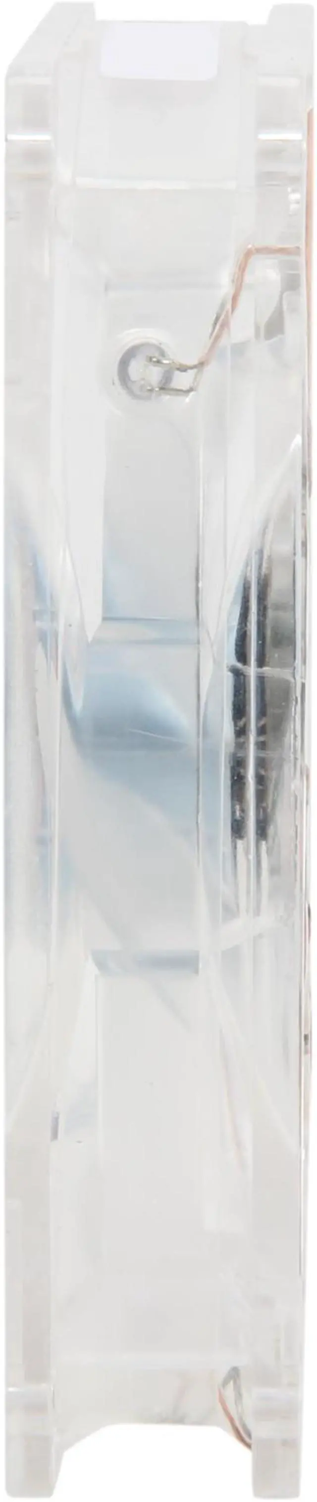 Alt view image 2 of 4 - Rosewill RFX-120BL - 120mm Computer Case Cooling Fan - Transparent Frame with Blue LED Lights, 2-Ball Bearing, Silent, 2 Rotation Speeds with PWM Control
