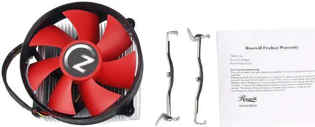 Alt view image 6 of 7 - Rosewill RCX-Z200 - 92mm CPU Cooler Fan - Ball Bearing