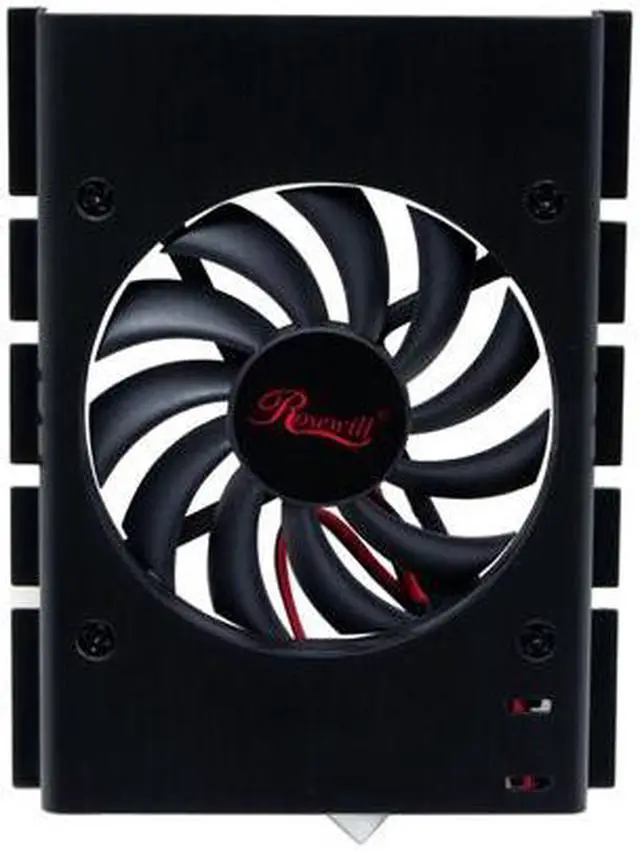 Alt view image 3 of 9 - Rosewill RFHD-80BK 80mm Cooling Fan Aluminum HDD Cooler