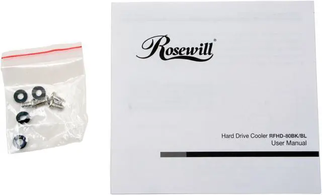 Alt view image 5 of 9 - Rosewill RFHD-80BK 80mm Cooling Fan Aluminum HDD Cooler