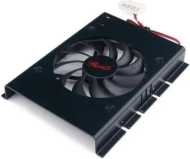 Main image of Rosewill RFHD-80BK 80mm Cooling Fan Aluminum HDD Cooler
