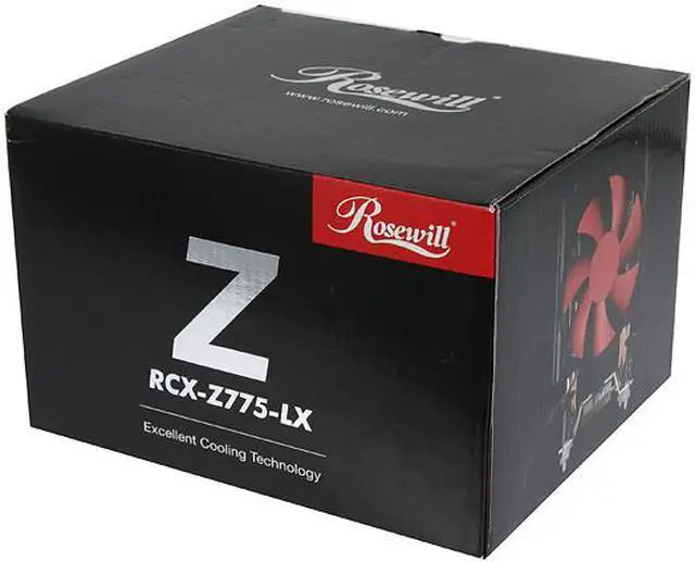 Alt view image 12 of 12 - Rosewill RCX-Z775-LX 92mm Ball CPU Cooler