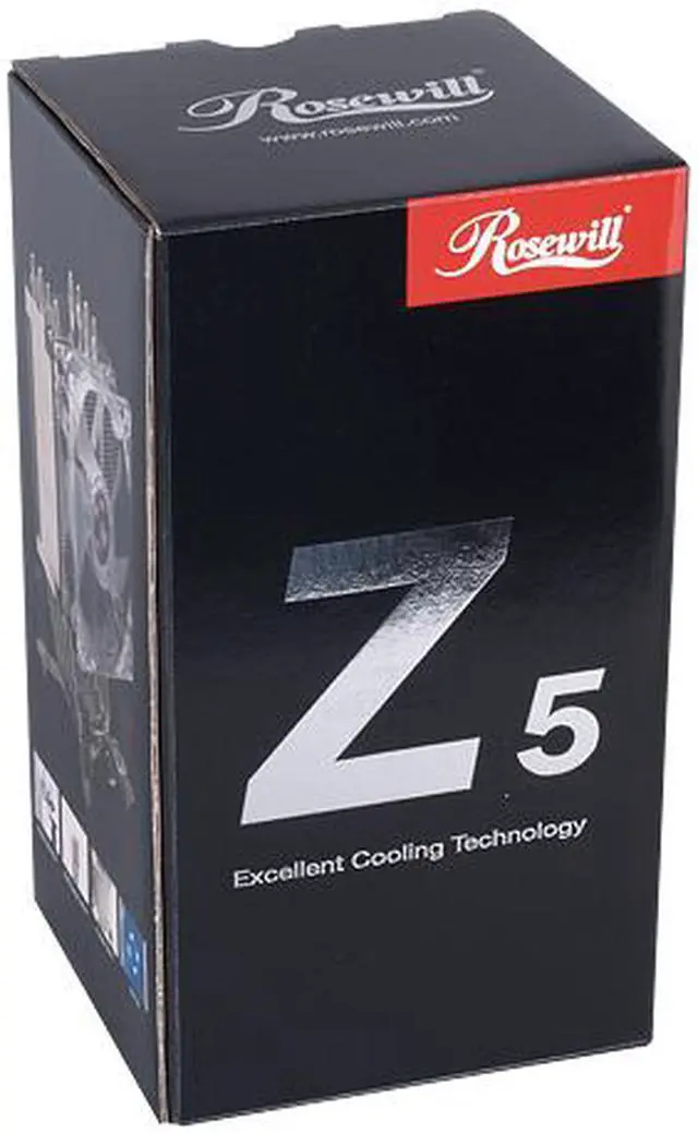 Alt view image 17 of 19 - Rosewill RCX-Z5-Ultra 92mm x 2 Two Ball + Long Life Sleeve CPU Cooler