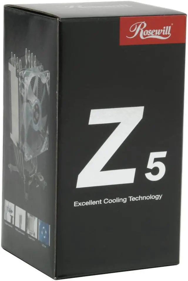 Alt view image 10 of 12 - Rosewill RCX-Z5 92mm Two Ball Bearing / FDBB CPU Cooler