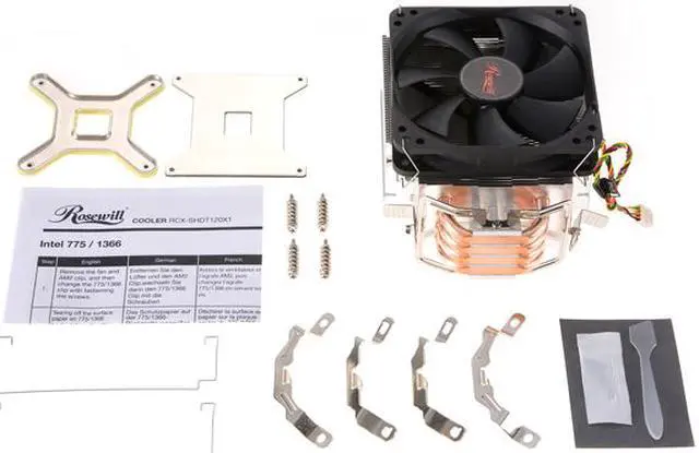 Alt view image 3 of 3 - Rosewill FORT120 120mm Direct Touch CPU Cooler w/ 775&1366 Retention Brackets