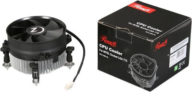 Alt view image 7 of 7 - Rosewill RCX-Z90-AL - 92mm Sleeve Bearing CPU Cooler