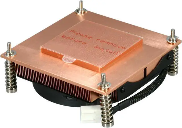 Alt view image 4 of 5 - Rosewill RCX-SC1U-1366 70mm 2 Ball CPU Cooler