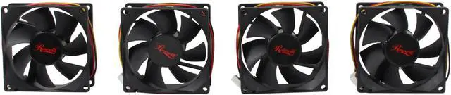 Alt view image 2 of 5 - Rosewill ROCF-11001 80mm Case Fan (4PK)
