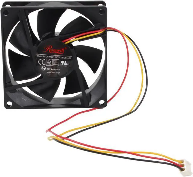 Alt view image 4 of 5 - Rosewill ROCF-11001 80mm Case Fan (4PK)