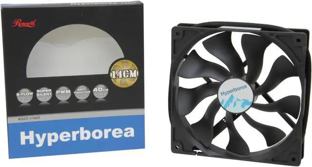 Alt view image 5 of 4 - Rosewill ROCF-11003 - 140mm Computer Case Cooling Fan - Hydro Dynamic Bearing, Silent, 2 Rotation Speeds with PWM Control