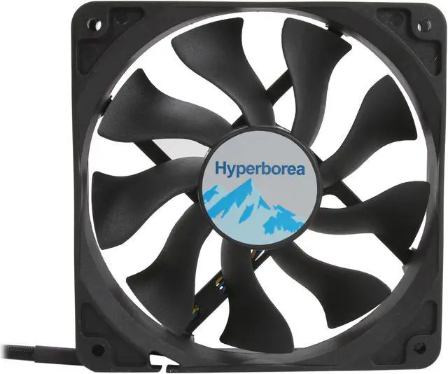 Alt view image 2 of 5 - Rosewill ROCF-11004 - 120mm Computer Case Cooling Fan - Hydro-Dynamic Bearing, Silent, 2-Speed with PWM Control