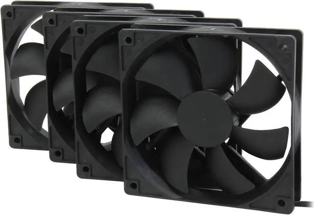 Main image of Rosewill 120mm Case Fan 4-Pack, Long Life Sleeve Bearing Computer Case Fan ROCF-13001, Ultra Quiet Computer Cooling Fan 4 Pack 120 mm Standard Case Fan