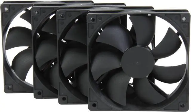Alt view image 2 of 5 - Rosewill 120mm Case Fan 4-Pack, Long Life Sleeve Bearing Computer Case Fan ROCF-13001, Ultra Quiet Computer Cooling Fan 4 Pack 120 mm Standard Case Fan