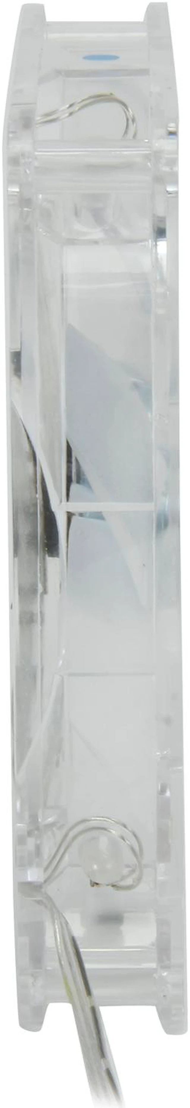 Alt view image 3 of 4 - Rosewill RFTL-131409B - 140mm Computer Case Cooling Fan with LP4 Adapter - Transparent Frame & 4 Blue LED Lights, Fluid Dynamic Bearing, Silent