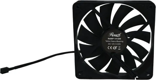 Alt view image 4 of 5 - Rosewill Computer Case Fan, 120mm, Seal IP56 Dust Resistant and Splash Proof, PWM Speed Control, Teflon Nano Bearing - RAWP-141209v2