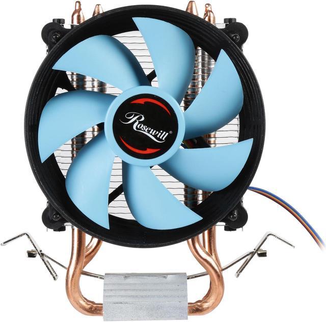 Alt view image 3 of 8 - Rosewill ROCC-16002 High Performance Long Life Sleeve Bearing CPU Cooler with Silent 92mm PWM Fan and 2 Direct Contact Heatpipes, Supports Intel & AMD CPU