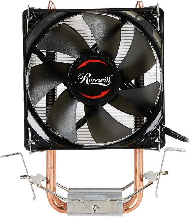 Alt view image 2 of 10 - Rosewill Long Life Sleeve Bearing CPU Cooler, 92mm PWM Cooling Fan, 3 Direct Contact CPU Heatsink Pipes, Supports Intel i3/i5/i7 CPU Socket LGA 775/1366/1150/1151/1155/1156 & AMD CPU - ROCC-16003