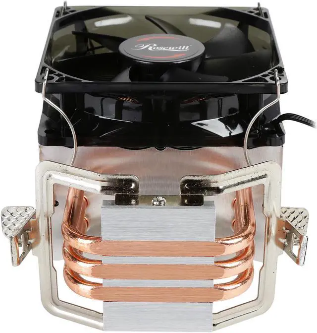 Alt view image 9 of 10 - Rosewill Long Life Sleeve Bearing CPU Cooler, 92mm PWM Cooling Fan, 3 Direct Contact CPU Heatsink Pipes, Supports Intel i3/i5/i7 CPU Socket LGA 775/1366/1150/1151/1155/1156 & AMD CPU - ROCC-16003
