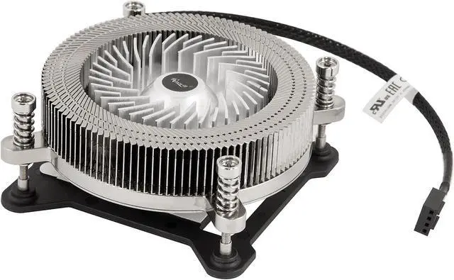 Main image of Rosewill ROCC-17001 1U Low Profile CPU Cooler, Full Copper & Aluminum Structure 60 mm PWM Fan & 4-Pin Connector, Slim 27mm Height