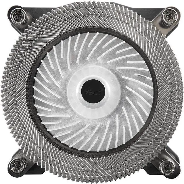 Alt view image 3 of 6 - Rosewill ROCC-17001 1U Low Profile CPU Cooler, Full Copper & Aluminum Structure 60 mm PWM Fan & 4-Pin Connector, Slim 27mm Height