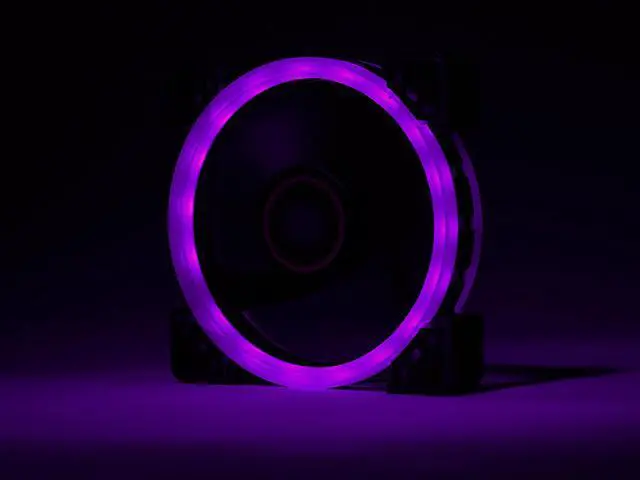 Alt view image 6 of 9 - Rosewill 120mm True RGB LED Case Fan (1-Pack), Dual Ring Addressable RGB, Ultra Quiet Cooling with Long Life Rifle Bearing - RGBF-S12002