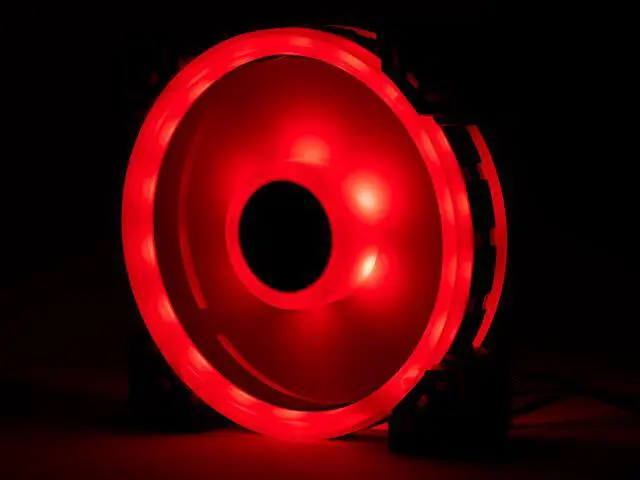 Alt view image 7 of 8 - Rosewill RGBF-S12003 (3-Pack) 120mm Addressable RGB Fans and 8-Port Hub Set, Dual Ring True RGB LED, Ultra Quiet Cooling with Long Life Rifle Bearings