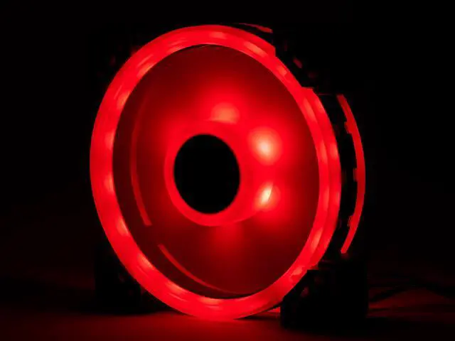 Alt view image 5 of 7 - Rosewill RGBF-S12004 (1-Pack) 120mm Addressable RGB Fan, Dual Ring True RGB LED, Ultra Quiet Cooling with Long Life Rifle Bearings