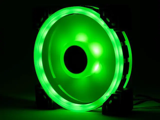 Alt view image 6 of 7 - Rosewill RGBF-S12004 (1-Pack) 120mm Addressable RGB Fan, Dual Ring True RGB LED, Ultra Quiet Cooling with Long Life Rifle Bearings