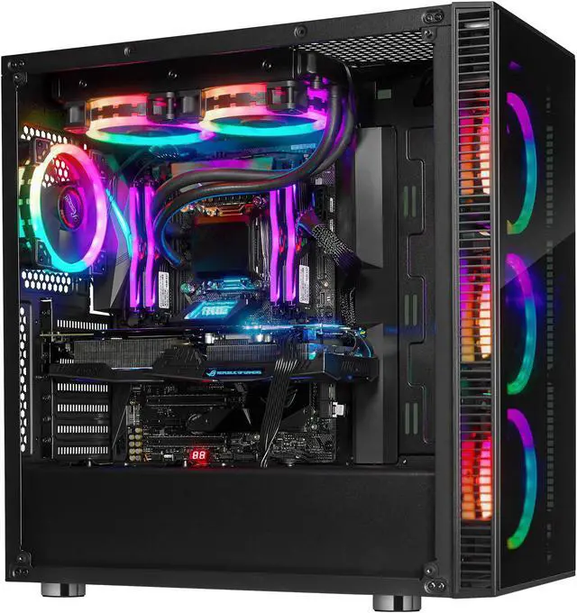 Alt view image 9 of 9 - Rosewill RGBF-23001 120mm Dual Ring Addressable RGB Case Fan Hub Set, True RGB LED Case Fans (5-Pack) and 8-Port Fan Hub, Ultra Quiet Cooling with Long Life Rifle Bearings