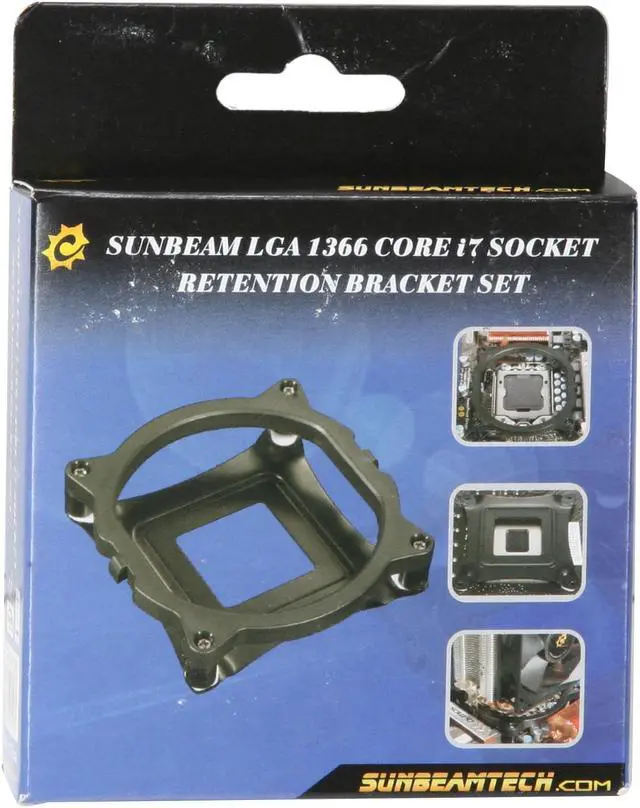 Alt view image 4 of 4 - Sunbeam CR-LGA1366 LGA 1366 Core I7 Socket Retention Bracket Set