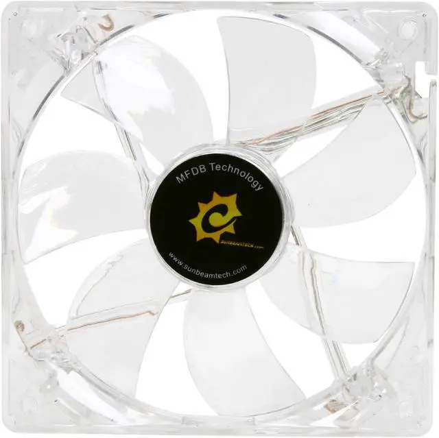 Alt view image 2 of 5 - Sunbeam Eta Series FN-ETA120-BL Blue LED Case cooler