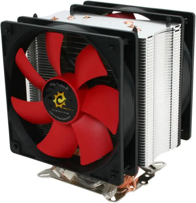 Main image of Sunbeam Twister 120 CW-TWI-120-SV 120mm x 2 MFDB CPU Cooler with Rheosmart PCI fan controller, free TX-4 Thermal Paste Included Inside